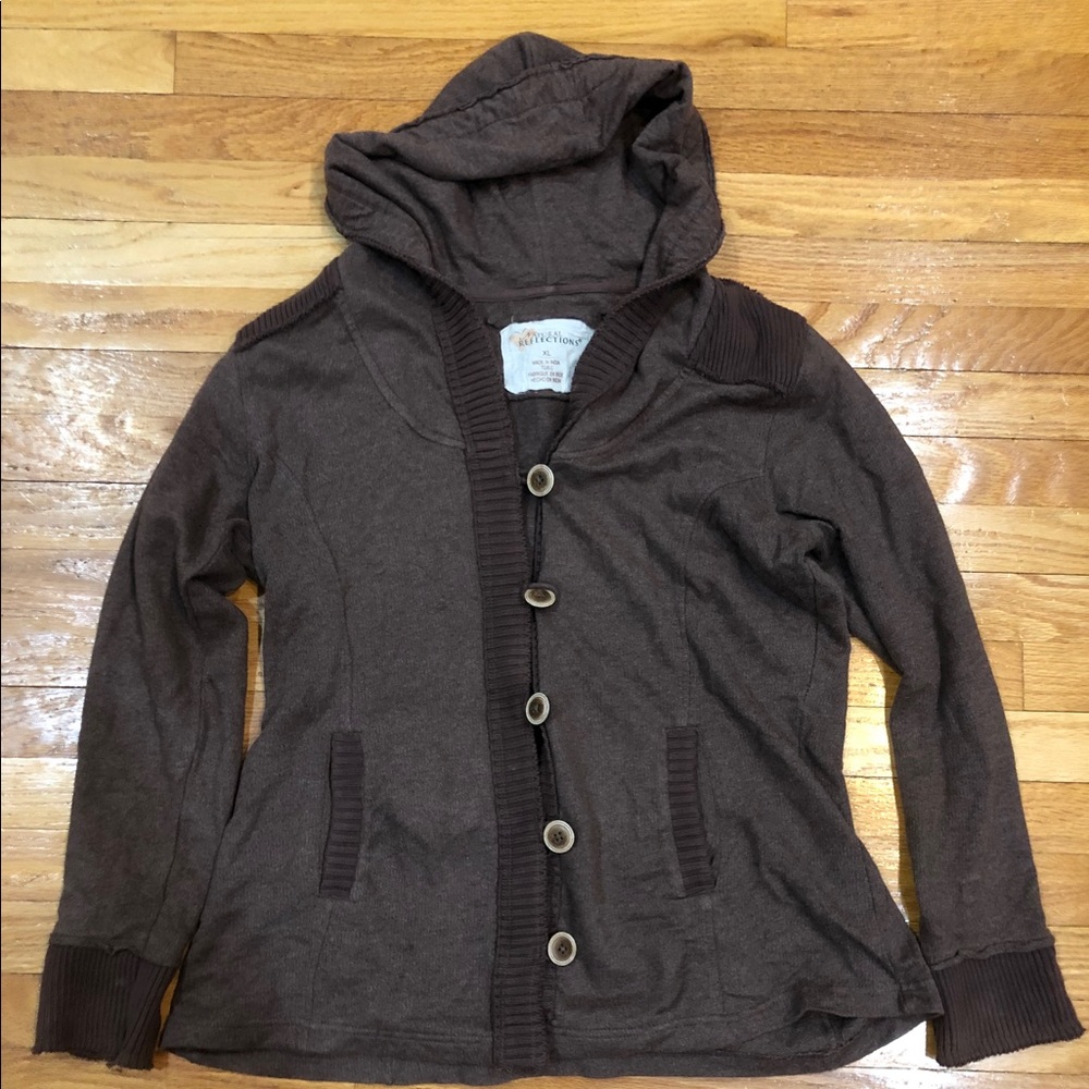Thick Sweater with Hoodie
